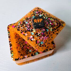 Halloween RIP Resin Trinket Container